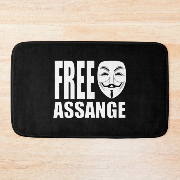Item preview, Free Julian Assange     designed and sold by gloria-newel.