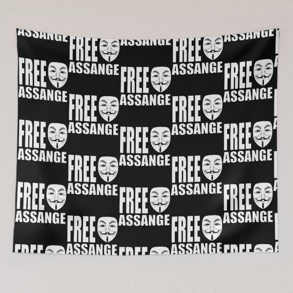 Aperçu de l'œuvre Libérez Julian Assange créée et vendue par gloria-newel.