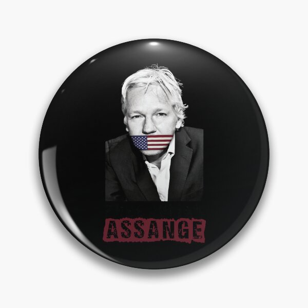 Item preview, Free Julian Assange     designed and sold by gloria-newel.