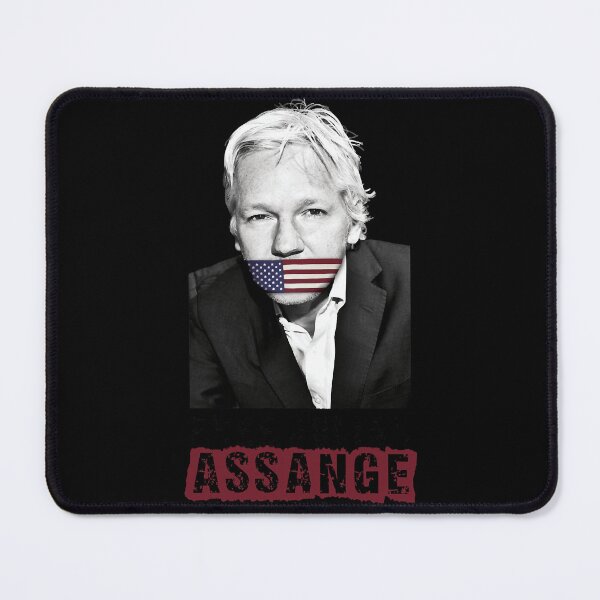 Item preview, Free Julian Assange     designed and sold by gloria-newel.
