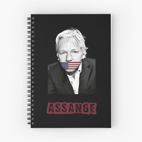 Item preview, Free Julian Assange     designed and sold by gloria-newel.