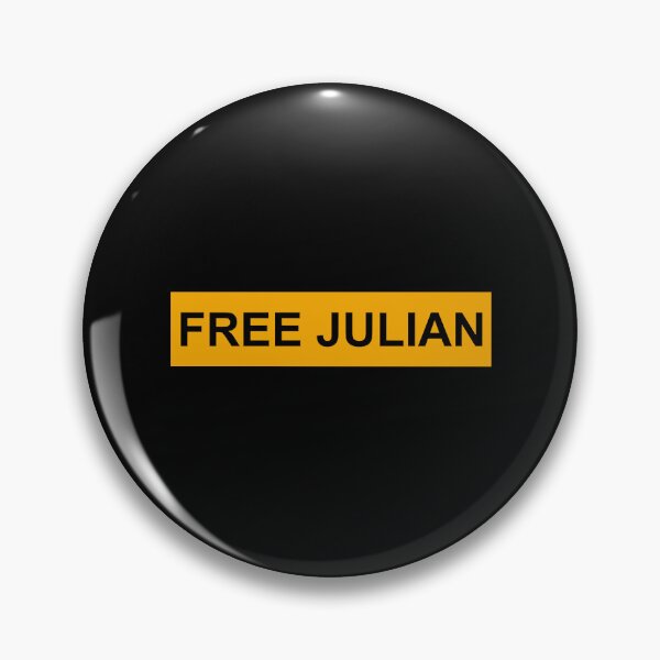 Item preview, Free Julian Assange     designed and sold by gloria-newel.