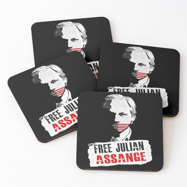 Item preview, Free Julian Assange     designed and sold by gloria-newel.