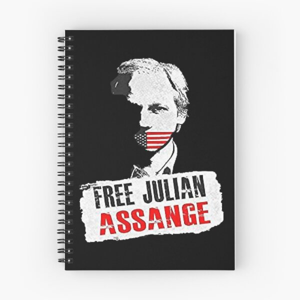 Item preview, Free Julian Assange     designed and sold by gloria-newel.