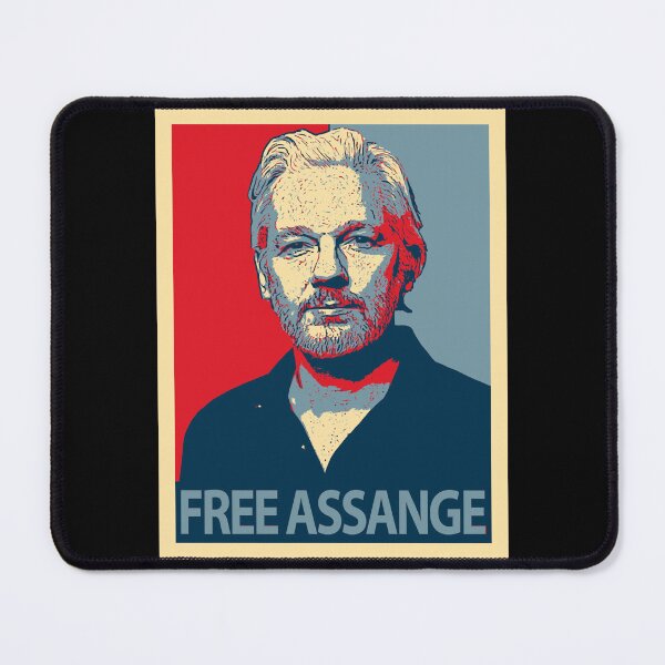 Item preview, Free Julian Assange     designed and sold by gloria-newel.