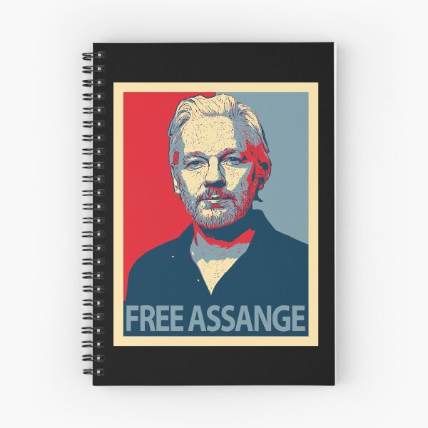 Item preview, Free Julian Assange     designed and sold by gloria-newel.