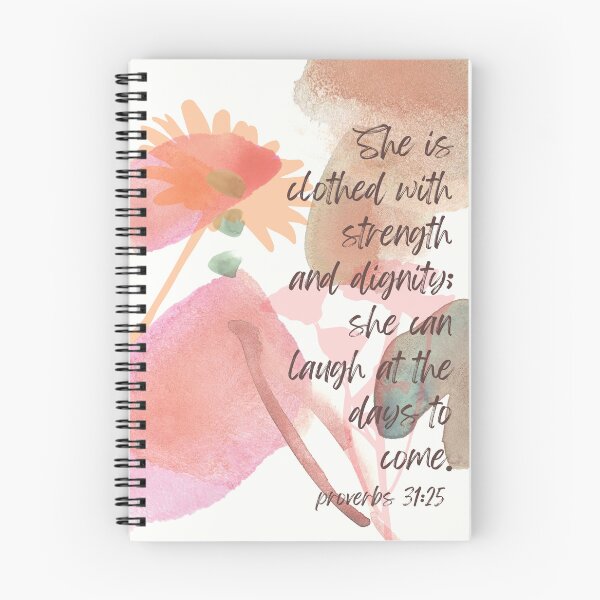 Item preview, Proverbs 31:25 encouraging bible verse for women designed and sold by Put-God-First.