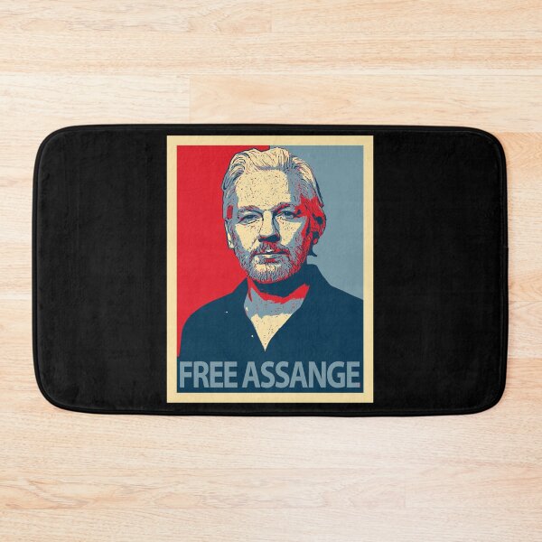 Item preview, Free Julian Assange     designed and sold by gloria-newel.