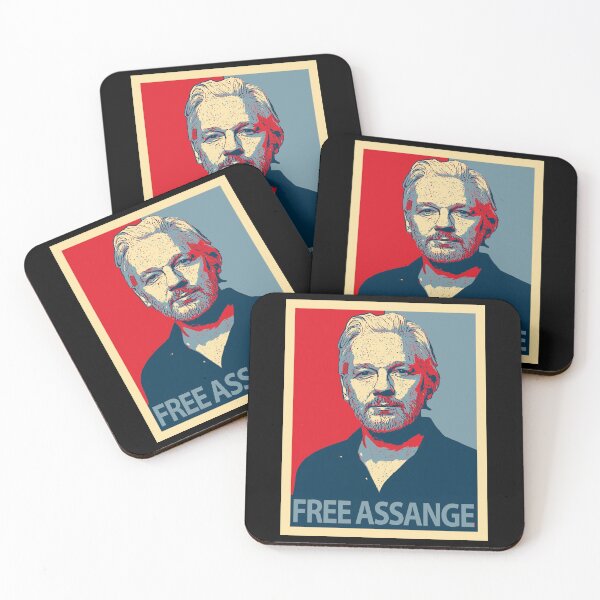 Item preview, Free Julian Assange     designed and sold by gloria-newel.