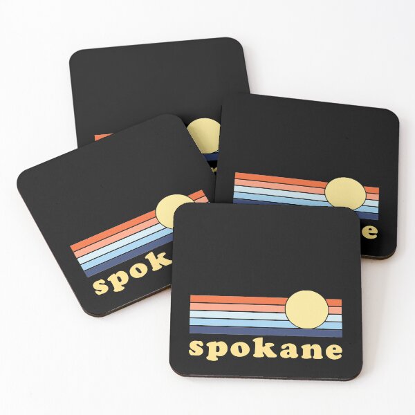 Item preview, Spokane Washington Retro Travel Decal designed and sold by hale-yfren.