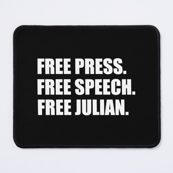 Item preview, Free Julian Assange  designed and sold by gloria-newel.