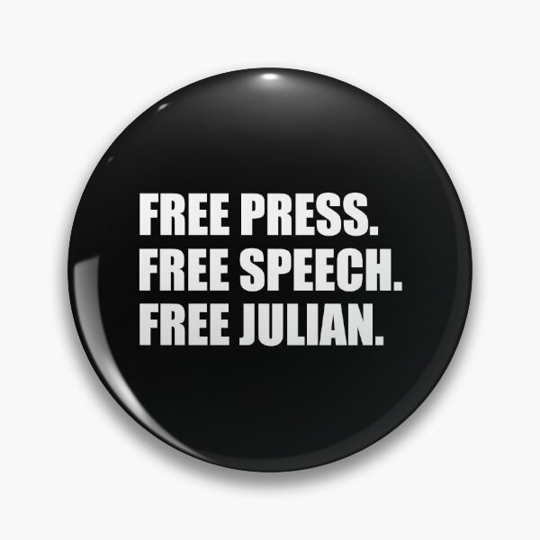 Item preview, Free Julian Assange  designed and sold by gloria-newel.