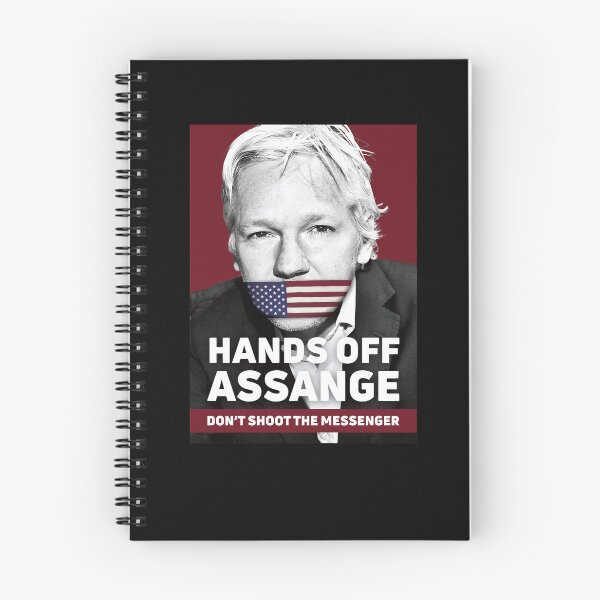 Item preview, Hands Off Asssange Don_t Shoot the Messenger designed and sold by gloria-newel.