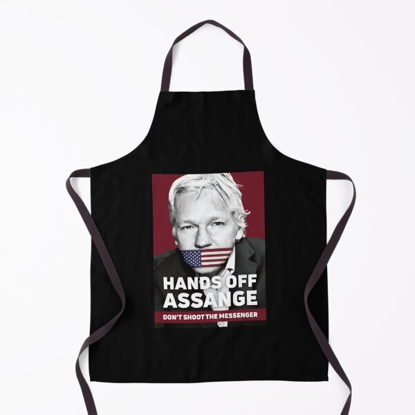 Item preview, Hands Off Asssange Don_t Shoot the Messenger designed and sold by gloria-newel.
