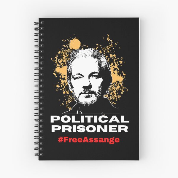Item preview, Political prisoner free assange designed and sold by gloria-newel.