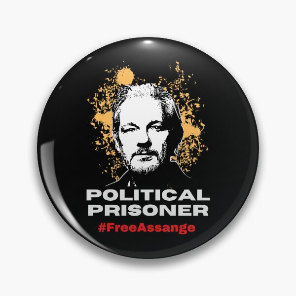 Item preview, Political prisoner free assange designed and sold by gloria-newel.