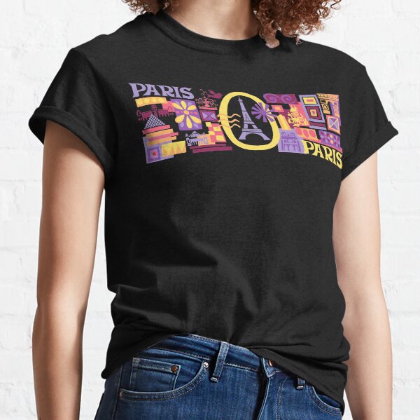 Paris - cool graphic design Classic T-Shirt
