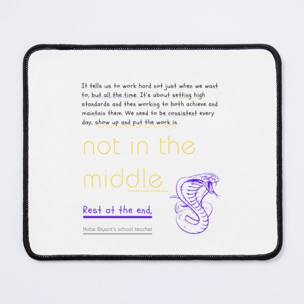 Item preview, Kobe Bryant's School Teacher Quote designed and sold by justjesse5.