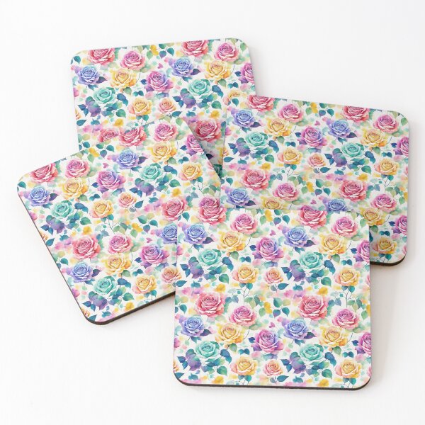 Item preview, seamless pattern: Rose rainbow designed and sold by UsDesignsArt.