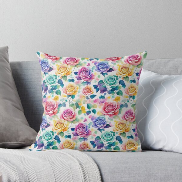 Item preview, seamless pattern: Rose rainbow designed and sold by UsDesignsArt.