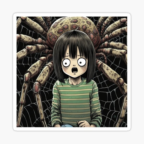 Holographic Sticker | Demon Aesthetic Girl Retro Anime Yamikawaii |  Scrapbooking | Journaling — PEPPERONCCINI