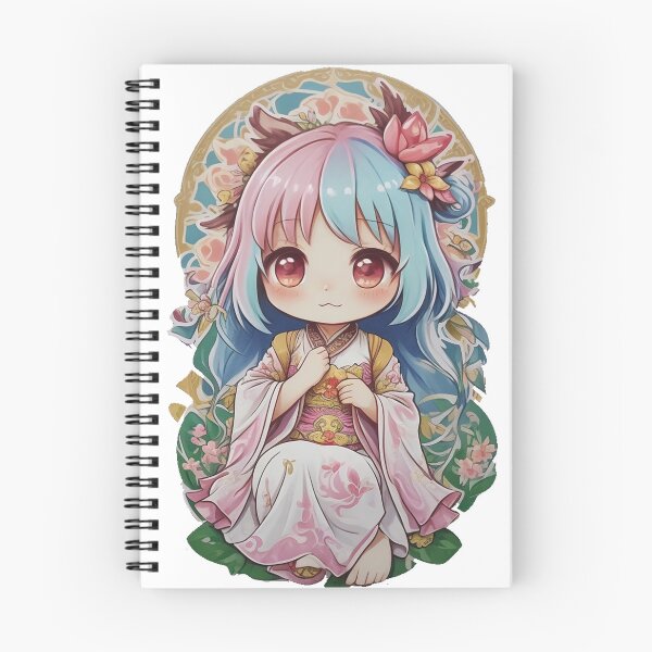 Item preview, Chibi Cute Girl Neopagan Goddess Mother Nature Flower designed and sold by Yellowriversss.