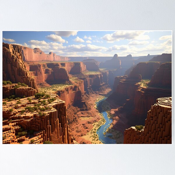 Item preview, Blocky Grand Canyon  designed and sold by Gravitylessarts.