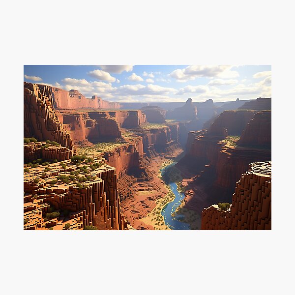 Item preview, Blocky Grand Canyon  designed and sold by Gravitylessarts.