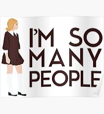 I'm so many people - Sally Draper from Mad Men Quote Poster