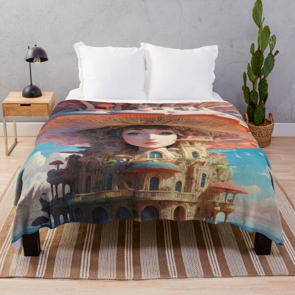 Item preview, Psychedelic Mushroom Portraits: A Trippy Delight 20 designed and sold by TheTechnoCanvas.