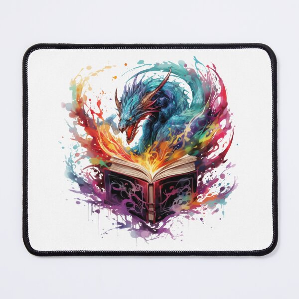 Item preview, Colorful Dragon Rising From a Book designed and sold by OPSakura.