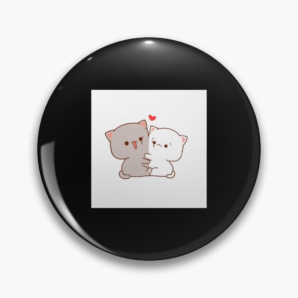 Item preview, cute cats- peach and goma Throw Pillow  .   	 designed and sold by sivorndydsong.