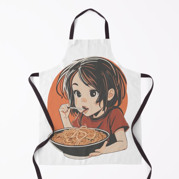 Item preview, Girl Eating Spaghetti designed and sold by DesignFusion2.