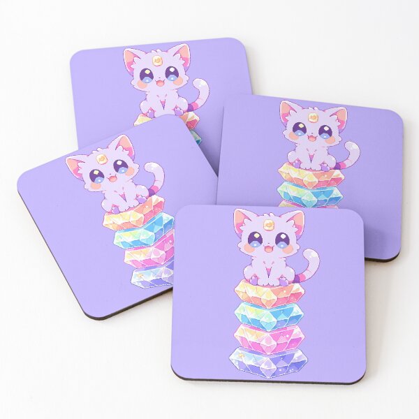 Item preview, Pixel Cat On A Stack Of Gems designed and sold by SweetClicks123.