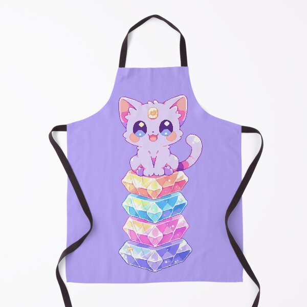 Item preview, Pixel Cat On A Stack Of Gems designed and sold by SweetClicks123.
