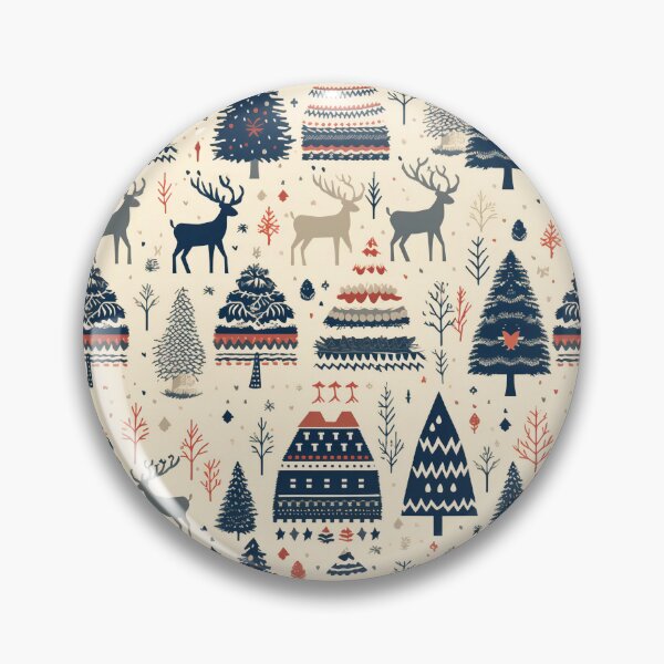 Item preview, Patrón de tejido Hygge Christmas Jumper - Nordic Fair Isle Pattern 0.2 designed and sold by Oh Halo Berry.