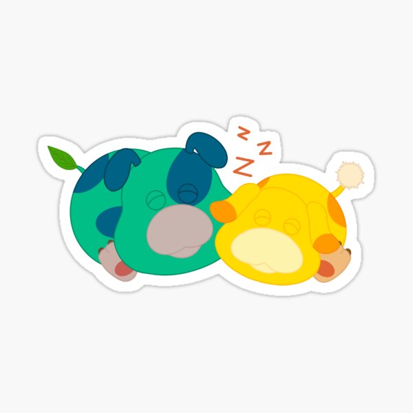 Item preview, Sleepy Moss and Oatchi designed and sold by Emerald VanNus.