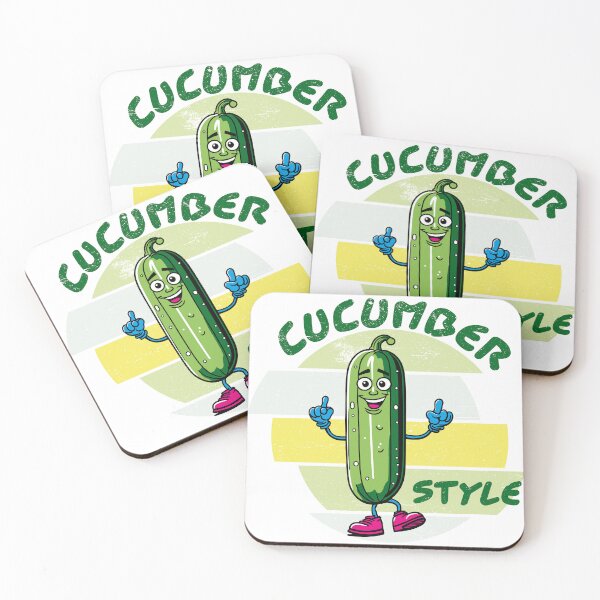 Item preview, Animated Cucumber Design Art in Cucumber Style designed and sold by dakaseli.