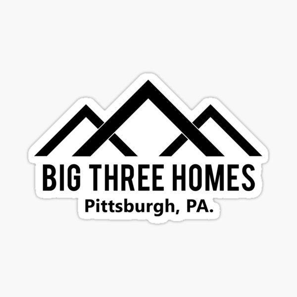 Tres casas grandes: somos nosotros Pegatina