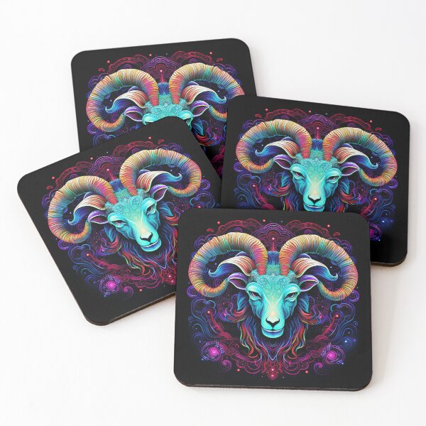 Item preview, Cosmic Kaleidoscope: Psychedelic Neon Star Sign Collection designed and sold by KaonDesign.