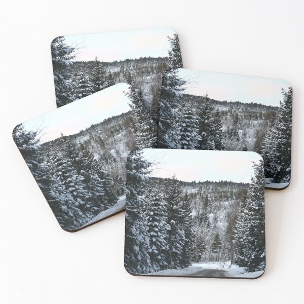 Item preview, Long and Snowy Norwegian Road designed and sold by fototaker Tony.