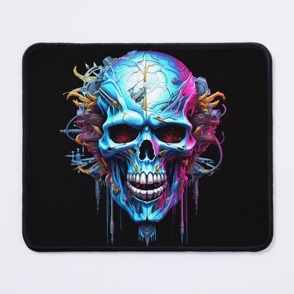 Item preview, Cyberpunk Skull designed and sold by GalacticLabs.