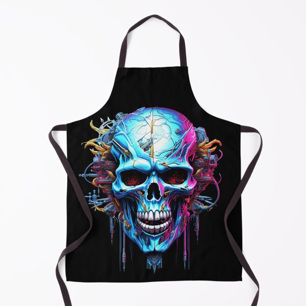 Item preview, Cyberpunk Skull designed and sold by GalacticLabs.