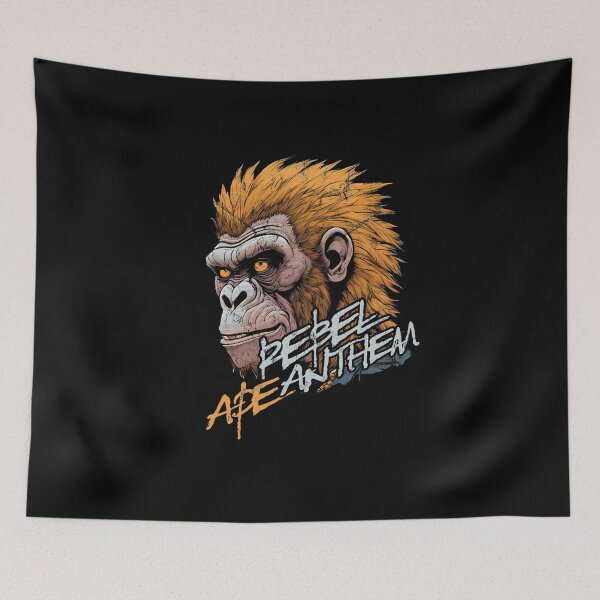 Item preview, Rebel ape anthem designed and sold by hamishby.