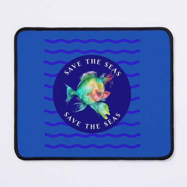 Item preview, Save The Seas Marine Fish Sea Waves designed and sold by Paleo5135.