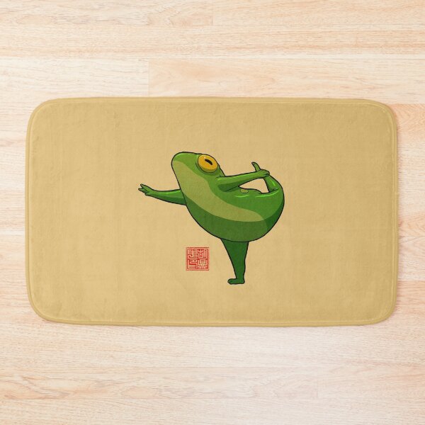 Item preview, yoga frog dancer designed and sold by DingHuArt.
