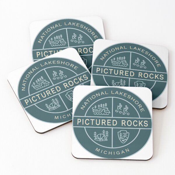 Item preview, Pictured Rocks National Lakeshore Heraldic Logo designed and sold by VanyaKar.