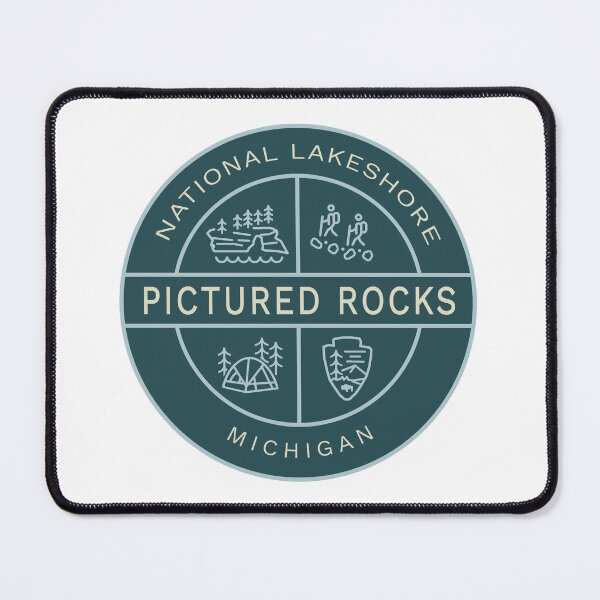 Item preview, Pictured Rocks National Lakeshore Heraldic Logo designed and sold by VanyaKar.