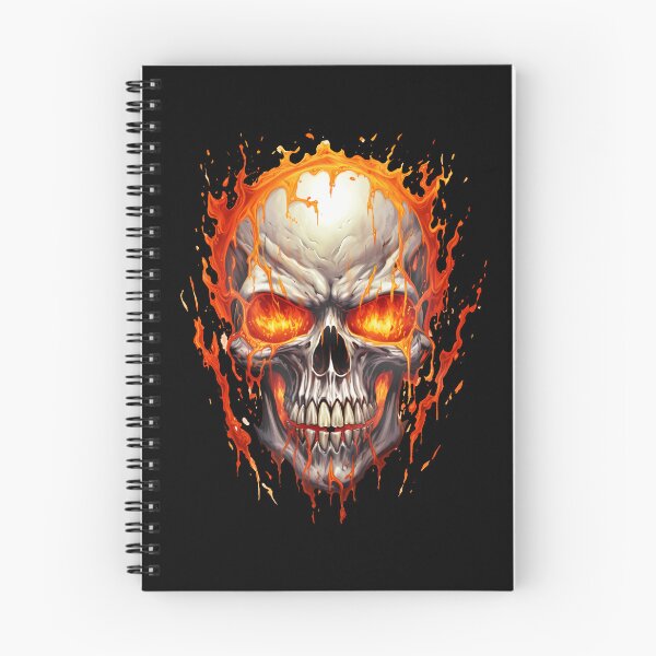 Item preview, Fiery Flaming Skull designed and sold by GalacticLabs.