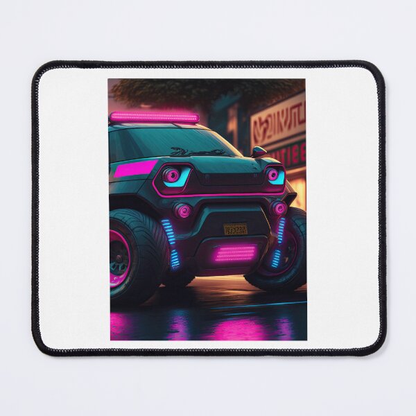 Item preview, Electric Pink Blaze A Stylish And Sustainable Cute SUV designed and sold by TangaDesignes.